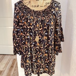Cato Flowy 3/4 Sleeve Blouse XL